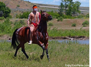 Indian Warrior, Little Bighorn Battle Reenactment