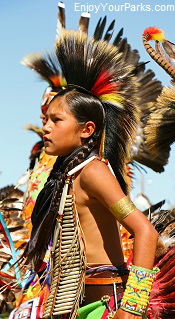 Native American Boy, Eastern Shoshone Indian Days, Fort Washakie, Wyoming