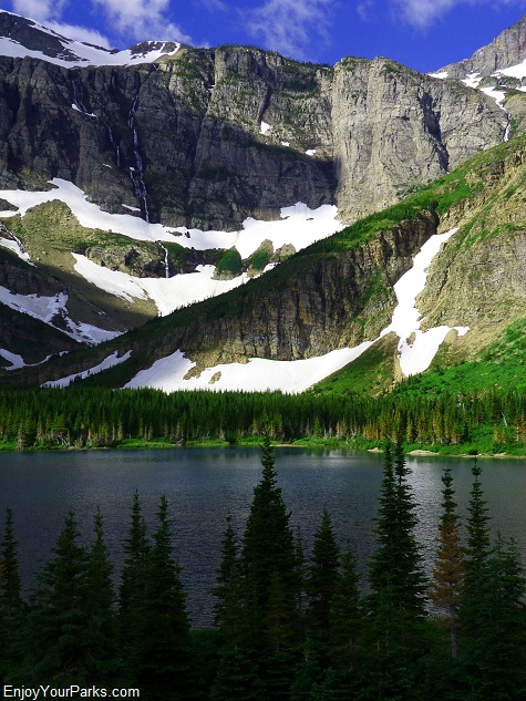 Bullhead Lake, Swiftcurrent Pass Trail, Glacier National Park Bullhead Lake, Swiftcurrent Pass Trail, Glacier National Park