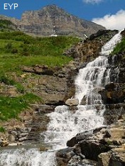 Haystack Falls,Going To The Sun Road, Glacier National Park