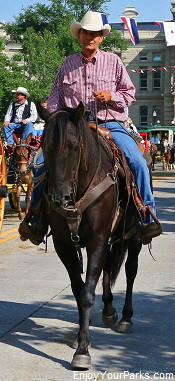 Cowboy, Cheyenne Frontier Days Rodeo, Wyoming