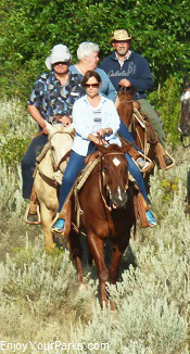 Horseback riders, Theodore Roosevelt National Park