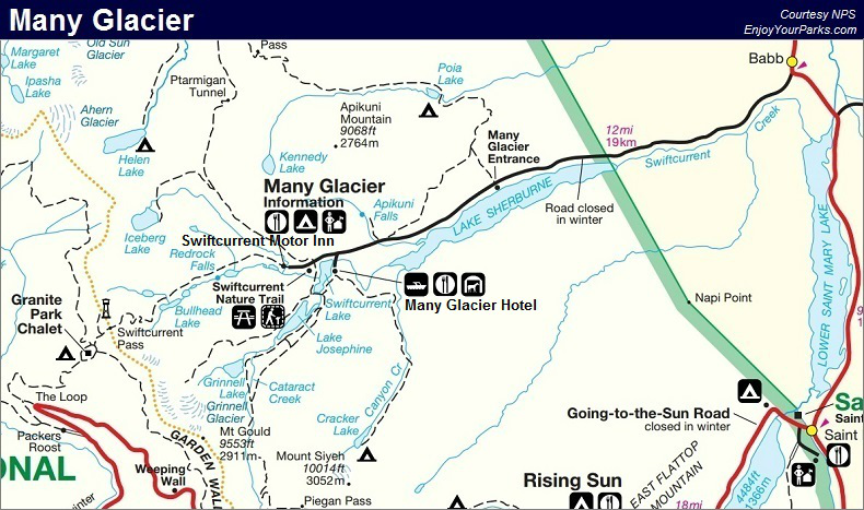 Many Glacier Area, Glacier National Park