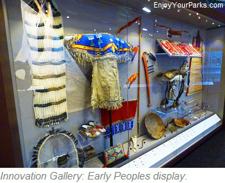 Early Peoples display, North Dakota Heritage Center in Bismark