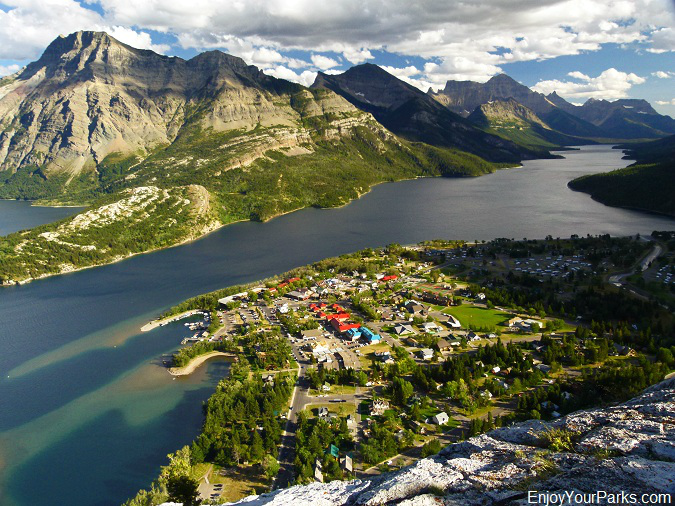 View from The Bear's Hump, Waterton Lakes National Park View from The Bear's Hump, Waterton Lakes National Park