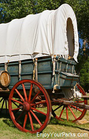 Covered Wagon, Fort Laramie National Historic Site, Wyoming