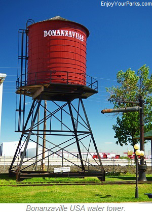 Bonanzaville USA water tower, Fargo North Dakota