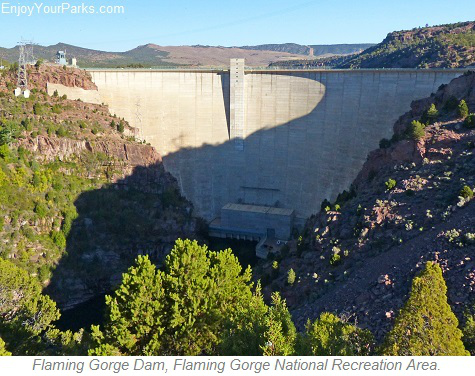 Flaming Gorge Dam, Flaming Gorge National Recreation Area
