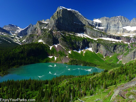 Grinnell Lake, Grinnell Glacier Trail, Glacier National Park