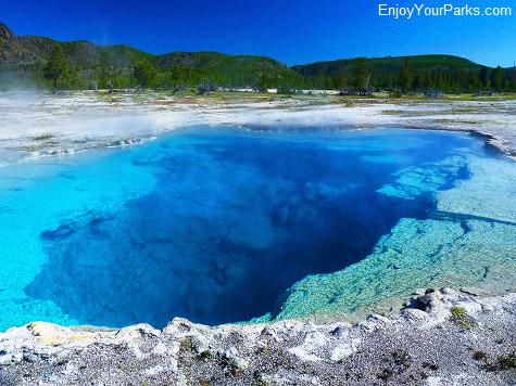 Sapphire Pool,  Black Sand Geyser Basin, Yellowstone National Park