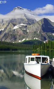 Many Glacier Boat Tour, Grinnell Glacier Trail, Glacier National Park