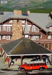Many Glacier Hotel, Many Glacier Area, Glacier National Park