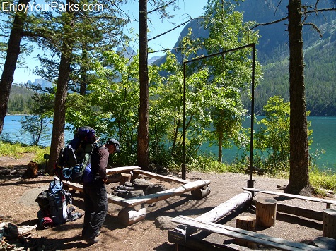 Kintla Lake Campground (Head), Boulder Pass Trail, Glacier National Park