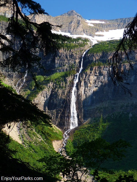 Hole In The Wall Falls, trail to Brown Pass, Glacier National Park