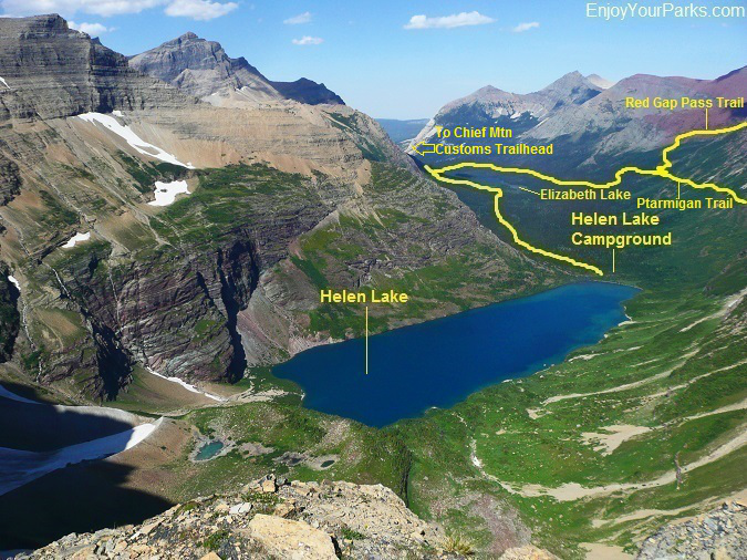 Helen Lake, Belly River Valley, Glacier National Park