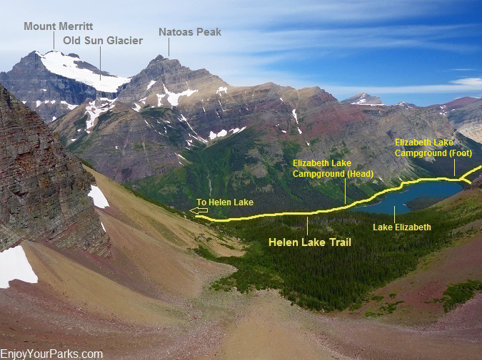 Helen Lake Trail, Belly River Valley, Glacier National Park