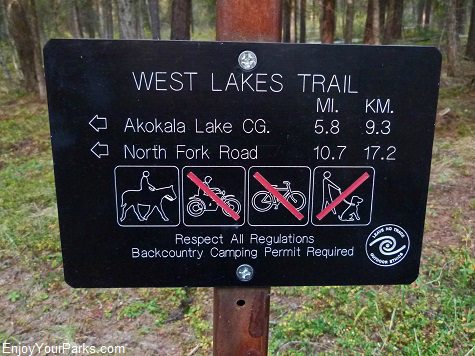 West Lakes Trail, Akokala Lake, Glacier National Park