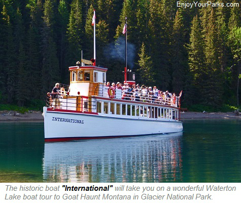 Waterton Boat Tour, Glacier National Park, Waterton Lakes National Park