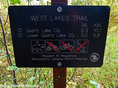 West Lakes Trail, Quartz Lakes Trail Loop, Glacier National Park