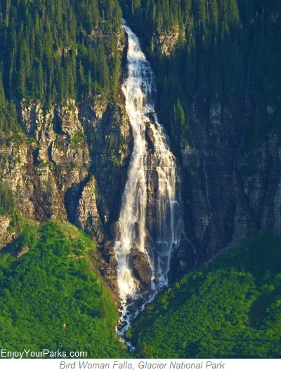 Bird Woman Falls, Going To The Sun Road, Glacier National Park