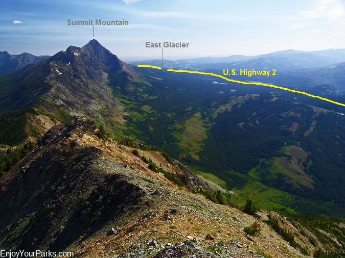 Elk Mountain summit view, Glacier National Park