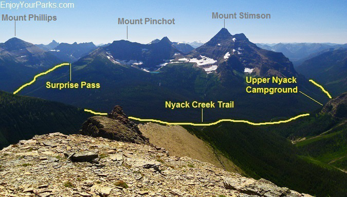 Nyack Creek - Coal Creek Trail Loop in Glacier National Park