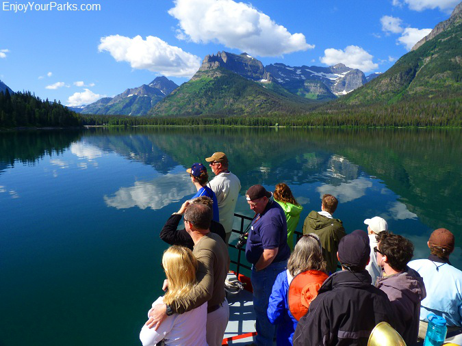 Waterton Lake Boat Tour to Goat Haunt Montana in Glacier National Park