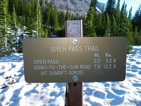 Siyeh Pass Trail, Glacier National Park