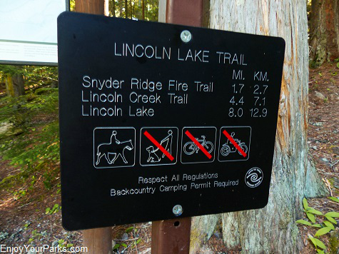 Lincoln Lake Trail, Glacier National Park