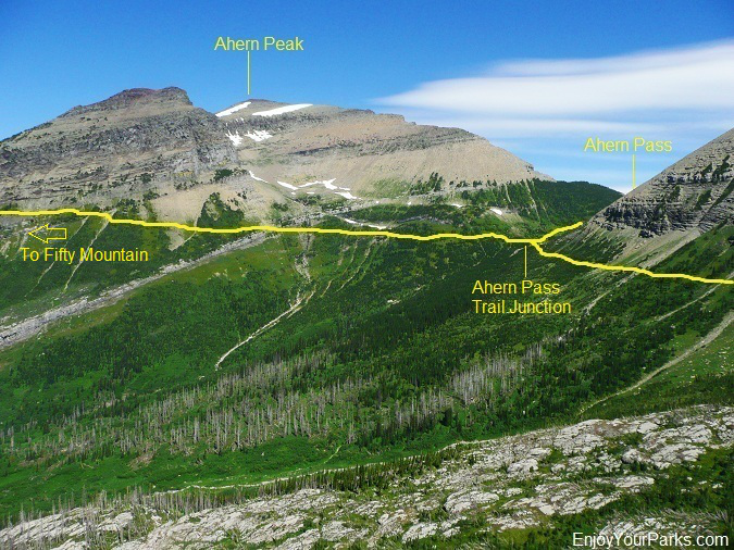 Ahern Pass Area, Northern Highline Trail, Glacier Park