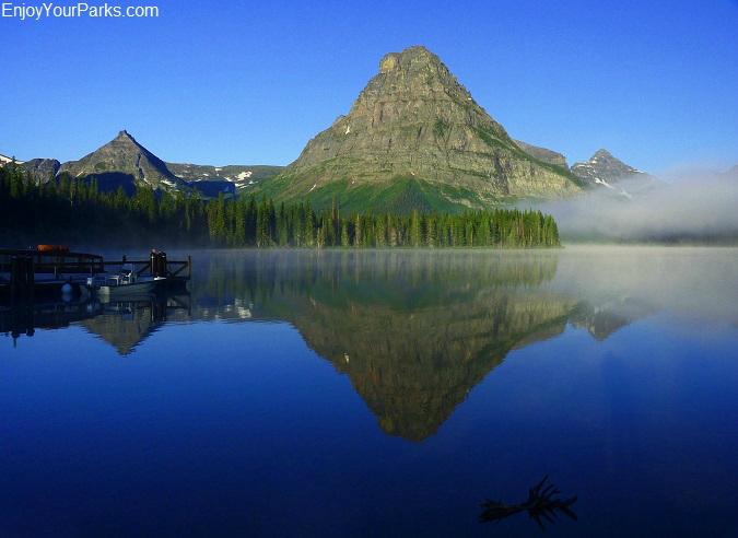 Two Medicine Lake with Sinopah Mountain, Glacier National Park