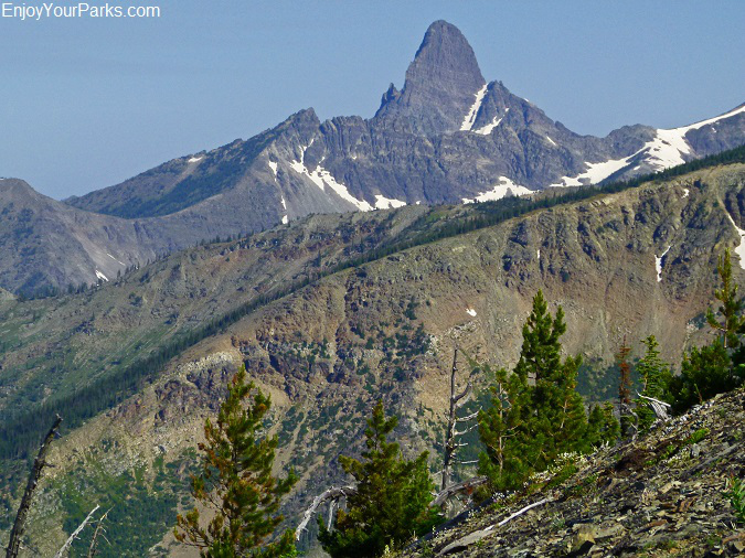 View of Mount Saint Nicholas from Elk Mountain, Glacier National Park