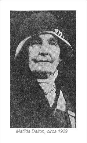 Matilda Dalton, circa 1929