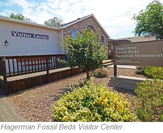 Hagerman Fossil Beds Visitor Center.