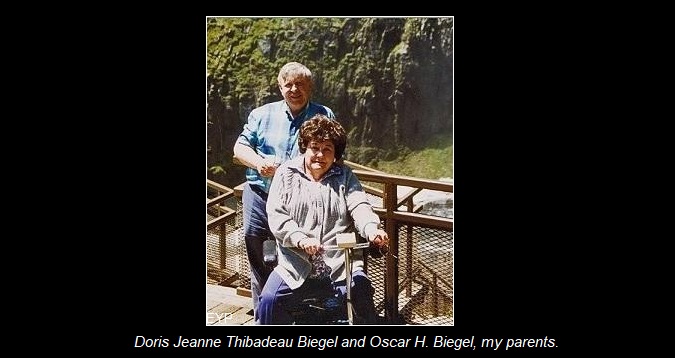 Doris Jeanne Thibadeau Biegel and Oscar Herman Biegel.