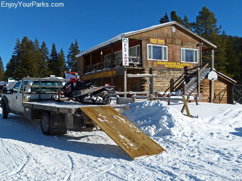 Beartooth Plateau Outfitters, Cooke City Montana, Winter in Yellowstone, Yellowstone National Park