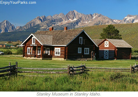 Stanley Museum in Stanley Idaho, Sawtooth Scenic Byway