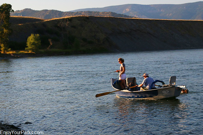 Fishing on the Yellowstone River in Paradise Valley