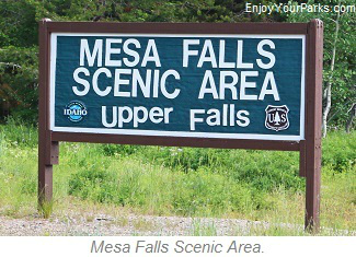 Upper Mesa Falls, Mesa Falls Scenic Byway, Idaho