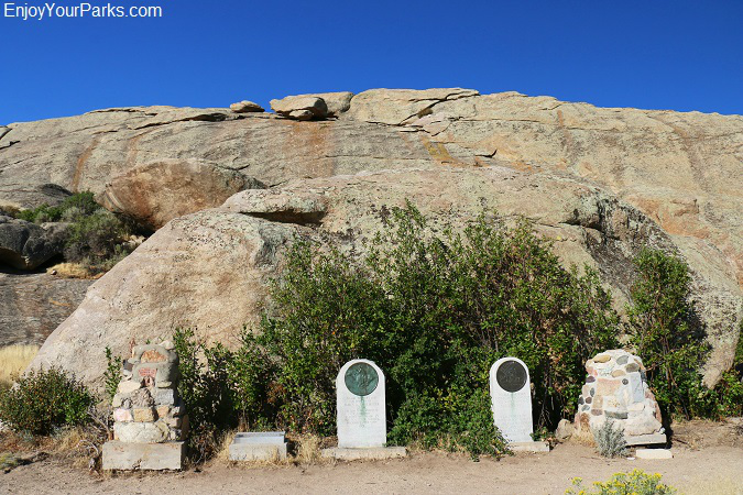 Independence Rock National Historic Landmark in Wyoming