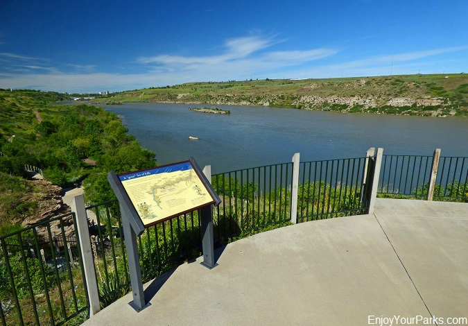 Missouri River, Lewis and Clark National Historic Trail Interpretive Center, Great Falls Montana