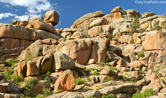 Vedauwoo Recreation Area near Laramie, Wyoming.