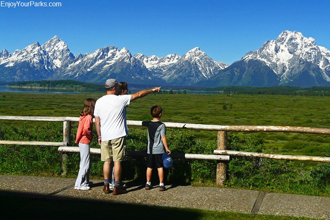 View of Willow Flats from Jackson Lake Lodge, one of the Top Things To Do In Grand Teton National Park.