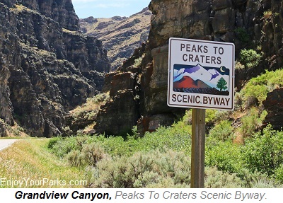 Peaks to Craters Scenic Byway, Idaho