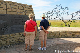 Indian Memorial, Little Bighorn Battlefield National Monument Montana