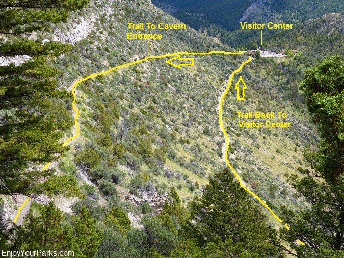 The Trails "To and From" the Lewis and Clark Caverns