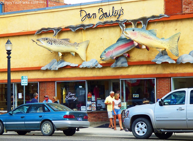 Dan Bailey's Fly Shop in Downtown Livingston
