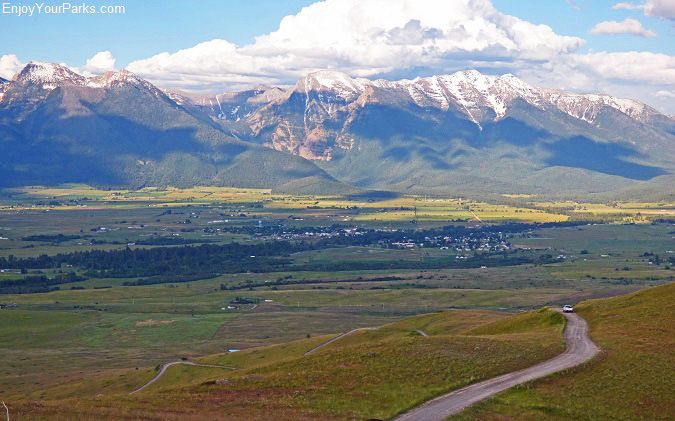 Mission Mountain Range, National Bison Range, Montana