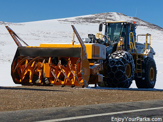 Snow plow, Beartooth Highway Montana
