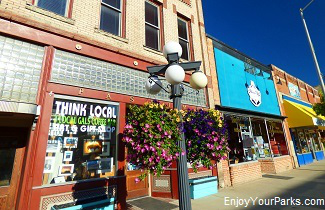 Downtown Kalispell Montana near Flathead Lake